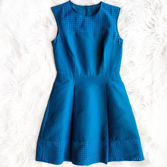 J. Crew Dresses & Skirts - J. Crew Perforated A Line Dress M1077